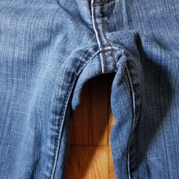 Express X2 Straight Leg Denim Jeans Size 2 - Picture 5 of 7